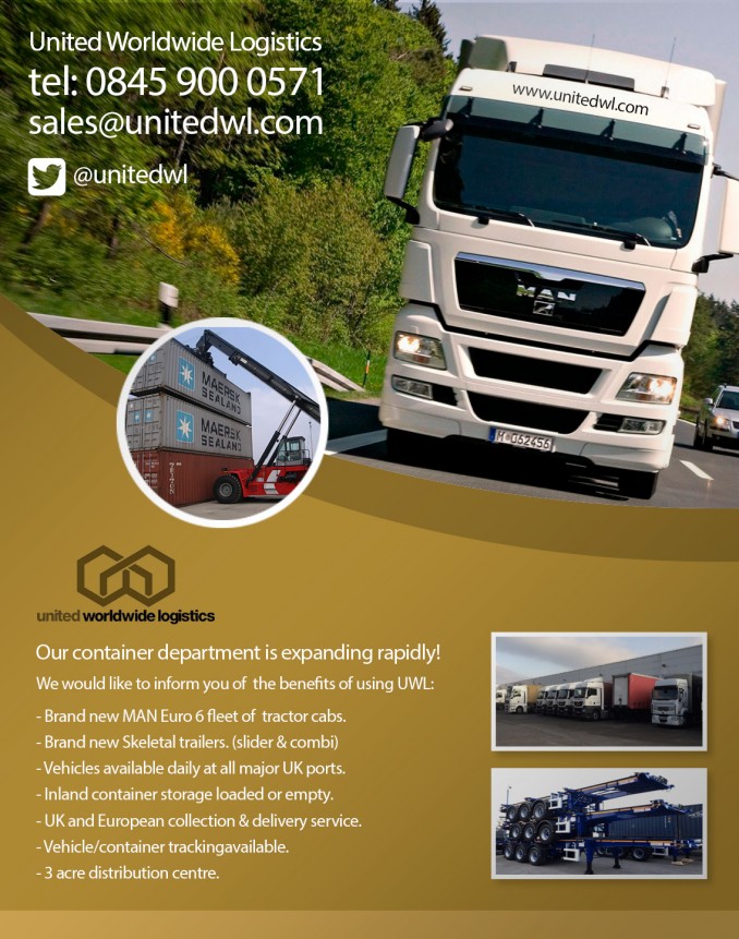 Container Services, South Wales, Transport, United Worldwide Logistics